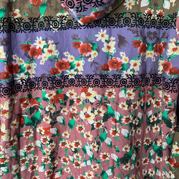 Cellabie floral hooded soft lined jacket size 3xl - Picture 7 of 8